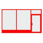 Shopfront Glass Aluminium / Glass Shopfront